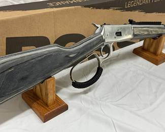 Lever Action Rifle with Stainless Steel
