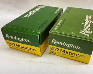 Two Boxes of Remington .357 Magnum