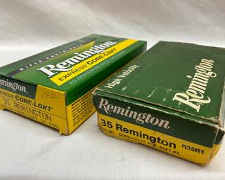 2 Boxes of Remington .35 Rim Core-Lokt