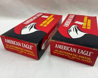 Two Boxes of American Eagle .45 Auto
