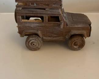Wooden Toy Ranger Rover