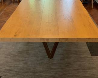 Mid Century Italian Wood Dining Table