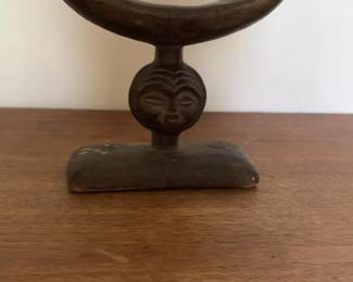 Vintage African Wooden Headrest