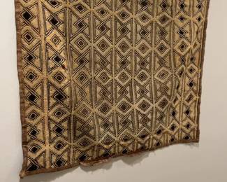 Vintage Antique Kuba Raffia Cloth