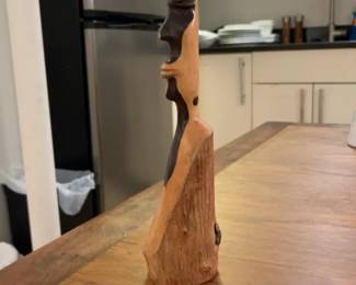 Carved Wooden African Sculpture