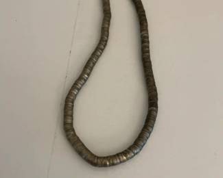 Antique Disc Bead Necklace