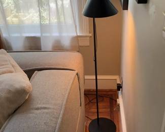 Floor Lamp with Angled Shad