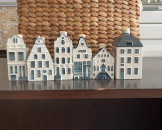 Lot of Bols Amsterdam Houses with Basket