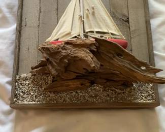 John Haffa Nautical Driftwood Art