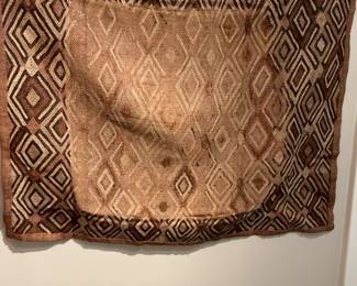 Vintage Antique Kuba Raffia Cloth