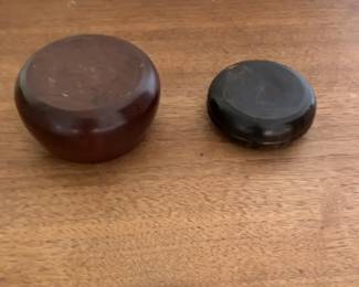 Set of Antique Wooden Bowls