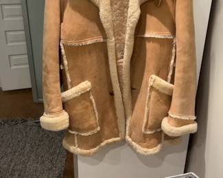 Vintage Woolrich Shearling Coat