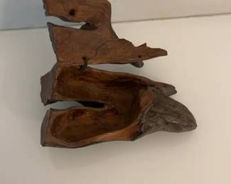 Hand-Carved Wooden Sculpture