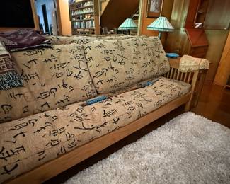 X-Large Futon with pull out foot bench