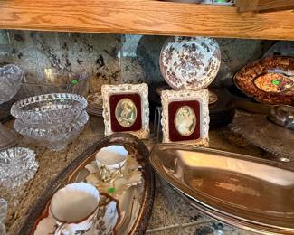Vintage Teacups and glassware