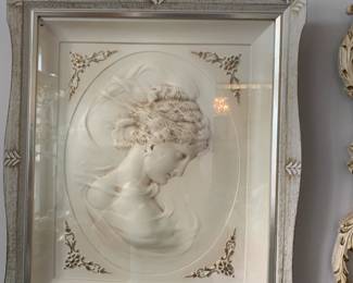 #24 Vintage Cameo Shadow Box Turner Wall Accessory - 17x20 $75.00
#25 Vintage Cameo Shadow Box Turner Wall Accessory - 17x20 $75.00