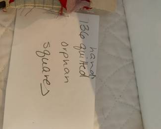 #208 136 Hand-pieces Vintage Orphan Block plus strip $50.00