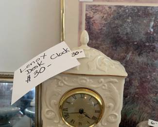 #215 Lenox Desk Clock $30.00