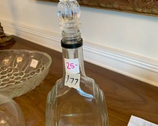 #177 Wine Decanter - 12.5" Tall $25.00