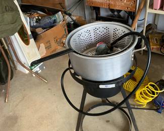 #158 Propane Fryer on Stand $40.00
