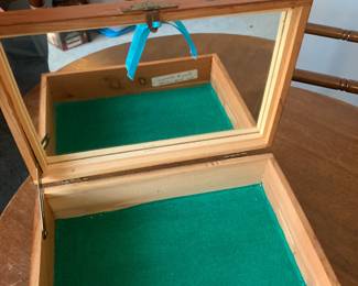 #88 Cedar Wood Box w/Brass Décor - 10x7x 4 $25.00