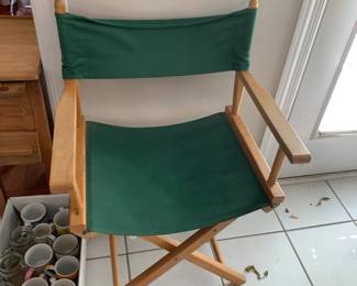 #109 Wood Directors Chairs $30.00