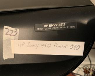 #223 HP Envy 4512 Printer $40.00
