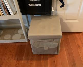 #59 Cube Storage Stool w/pocket $20.00