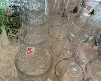 #198 Libby Hoster Water/Wine Goblets $25.00