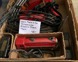 #243 Louis Marx & Co.Steam Line Electric Train $75.00