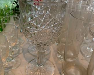 #198 Libby Hobster Water/Wine Goblets $25.00