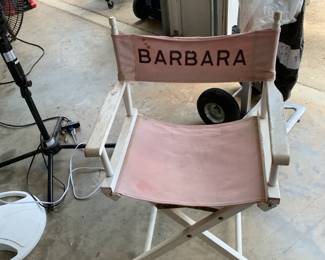 #142 Barbara Seat Back Director' Chair (as is) $20.00