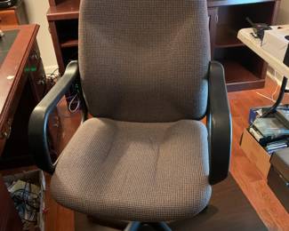 #53 Black Cloth Office Chair $30.00