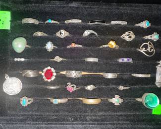 Sterling Silver Jewelry - rings, bracelets, necklaces, brooches, earrings