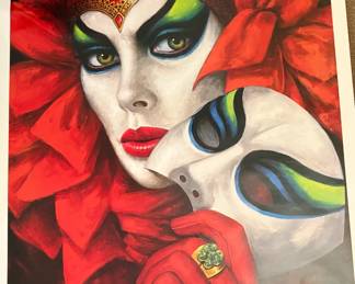 Vintage 1986 Mardi Gras Poster