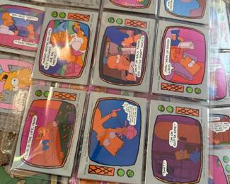 The Simpsons trading cards