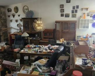 Full home of items to dig through and discover