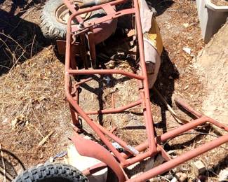 Vintage scooter frame