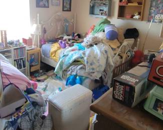 Lots of clothes and items