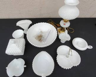BK186Miscellaneous Milk Glass Pieces
