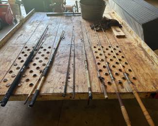 Fishing poles 