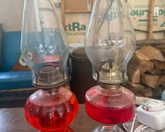 Vintage Oil lamps