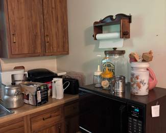 assorted kitchen appliances