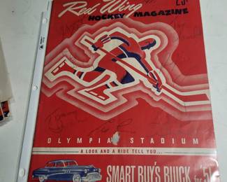 REDWING HOCKEY MAGAZINE 1951