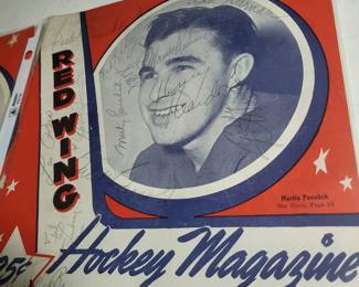 RED WING HOCKEY MAGAZINE