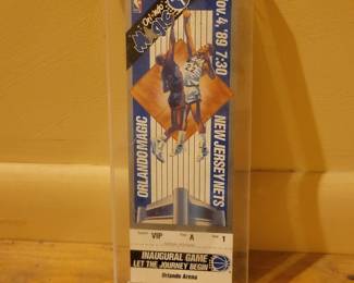 1989 ORLANDO MAGIC TICKET STUB