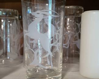 VINTAGE DRINKING GLASSES