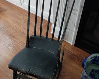 1800's Antique Nursing Chair