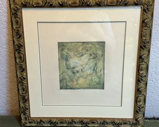 Unknown artist impression on paper