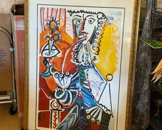Picasso lithograph huge